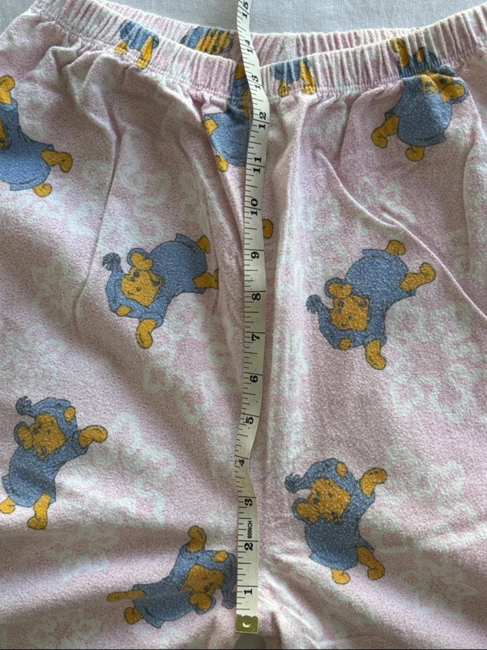VTG Pooh Disney Pink Pajama Set - Soft Button-Up Top & Pants 100% Cotton - Picture 9 of 12